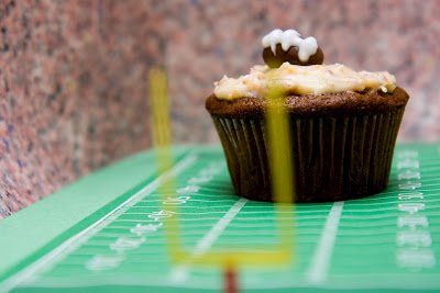 Beer Cheese Cupcakes with Bacon Cheddar Cream Cheese Frosting: The Ultimate Super Bowl Cupcake