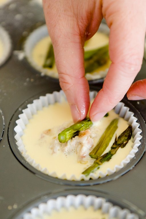 Crab and Asparagus Quiche Cupcakes Cupcake Project