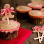 chocolate gingerbread cupcakes