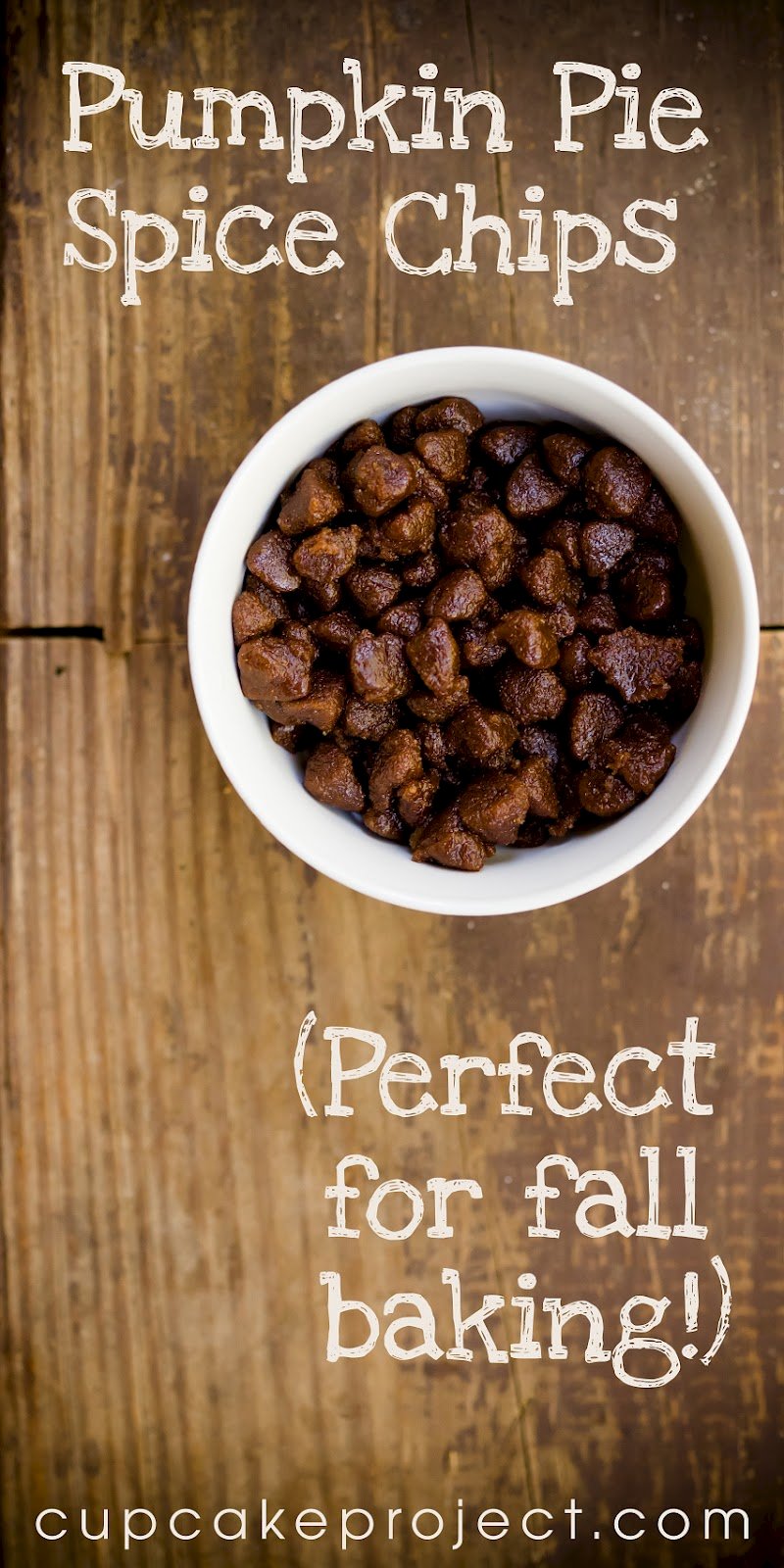 Pumpkin Pie Spice Chips Perfect for Fall Baking Cupcake Project