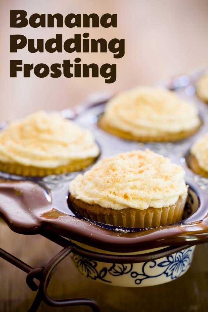 Banana Pudding Frosting Cupcake Project