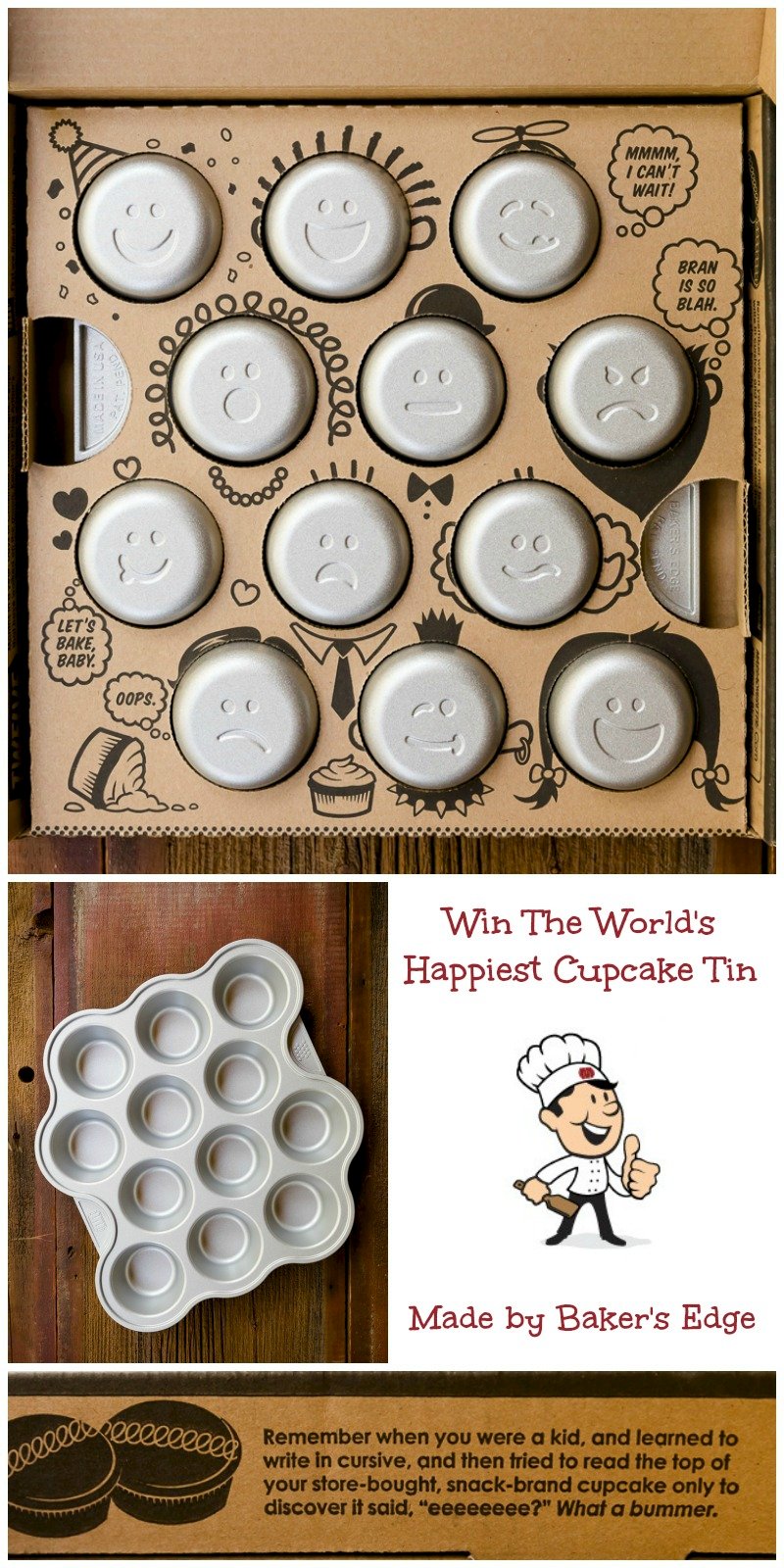 Win the World's Happiest Cupcake Tin from Baker's Edge Cupcake Project