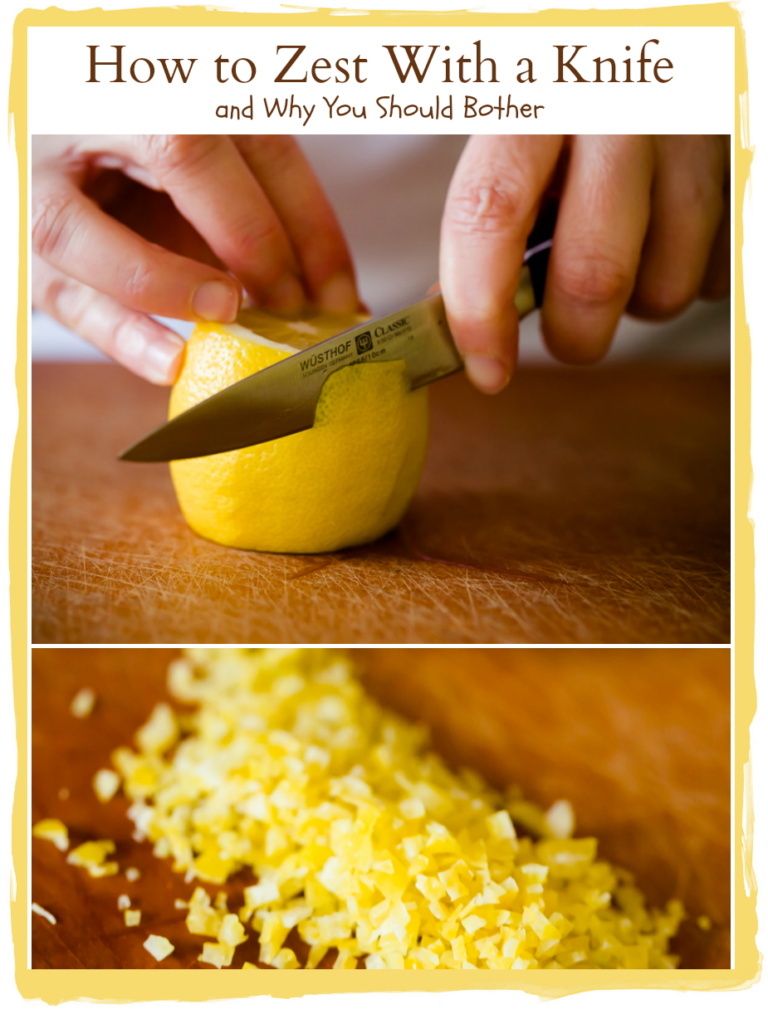How to Zest With a Knife and Why You Should Bother Cupcake Project