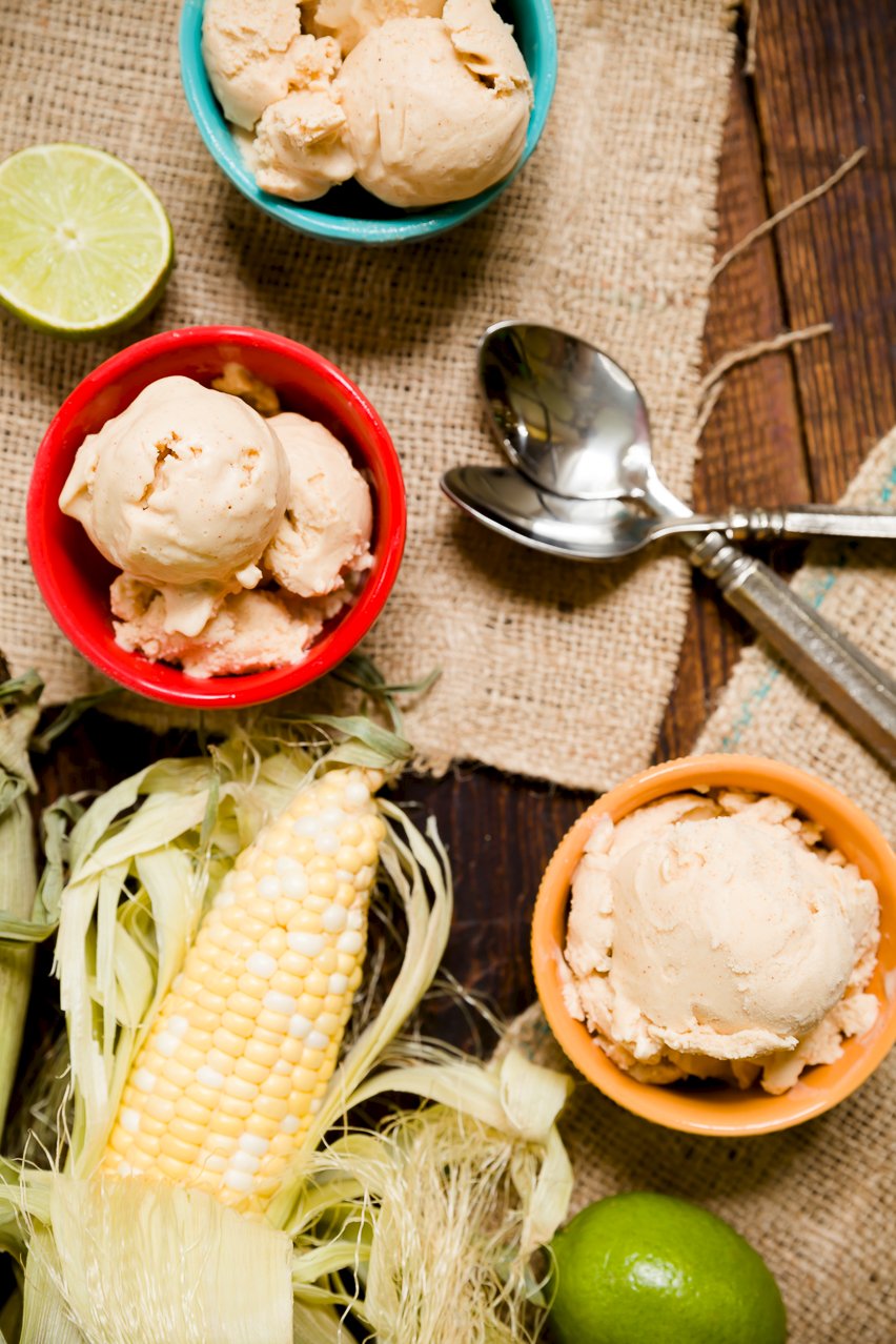 Spicy Chocolate and Mexican Street Corn Ice Cream Cupcakes Cupcake