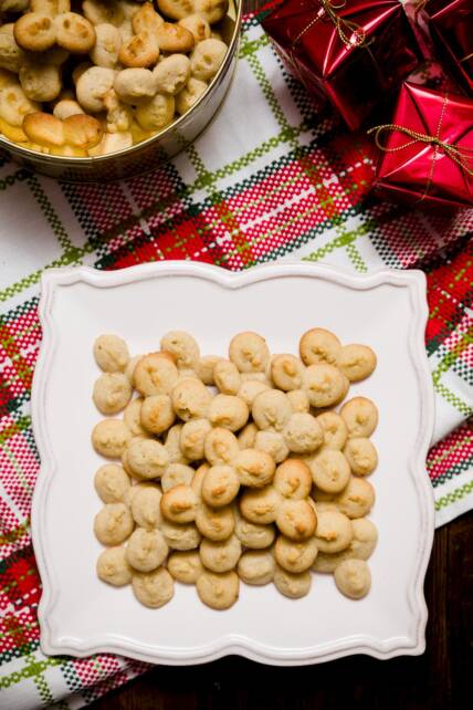 Caramelized Banana Spritz Cookies