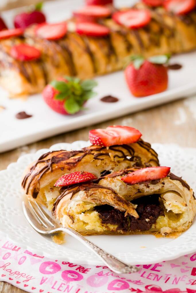 5 Ingredient Chocolate Almond Cheese Danish Cupcake Project