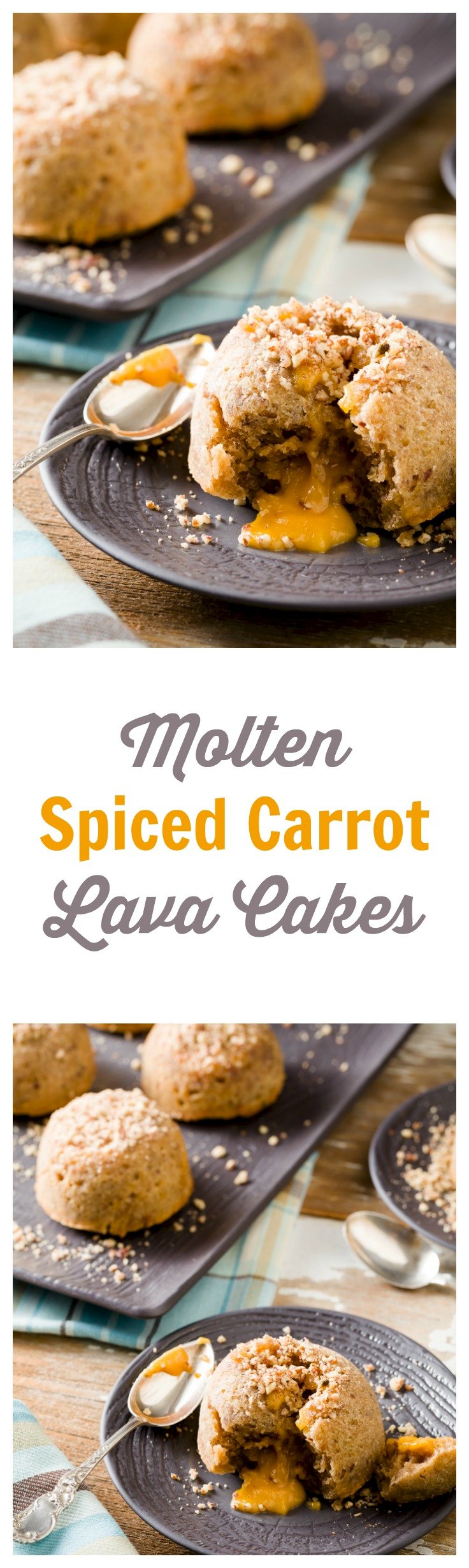 Carrot Lava Cakes