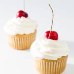 Cherry cobbler cupcakes