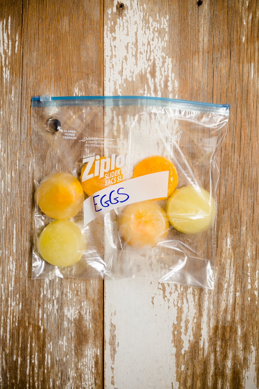 How to freeze eggs cupcake project