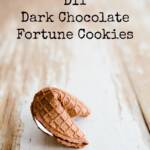 Dark Chocolate Fortune Cookies
