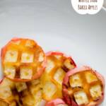 Waffle Iron Baked Apples