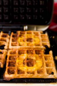 Pineapple Upside Down Waffles