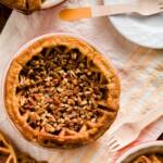 Pecan Pie with Waffle Crust