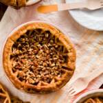 Pecan Pie with Waffle Crust