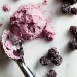 Vegan Blackberry Ice Cream