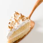 Slice of Pressure Cooker Tres Leches Cake