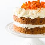 Carrot cake with pineapple