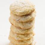 Stack of cream cheese cookies